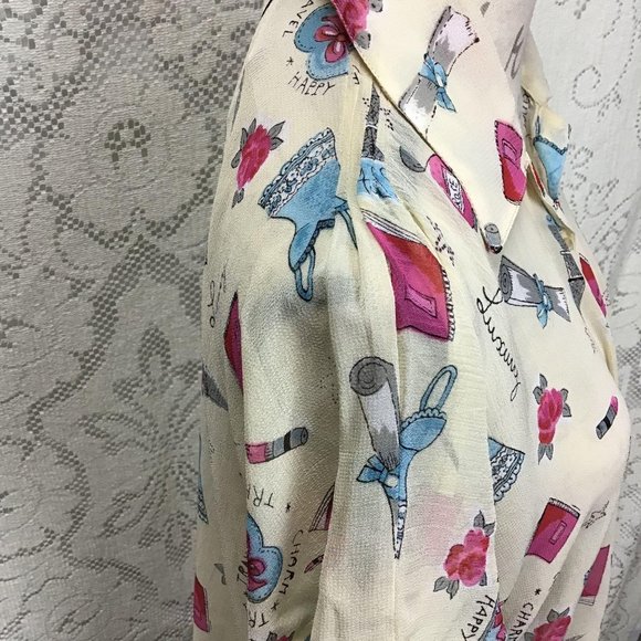 NWT- Vintage Champagne Collection Blouse - Picture 3 of 7
